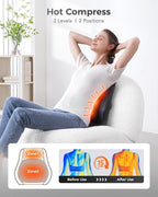 Boriwat Back Massager with Heat, 3D Kneading Massage Pillow - Image 3