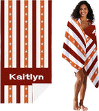 JML Custom Beach Towel with Name, Personalized Microfiber Beach Towel with Name - Image 3