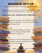 Magnetic AS F*CK, Hande Made Chakra Candle, Magic Attraction, Manifestation - Image 8