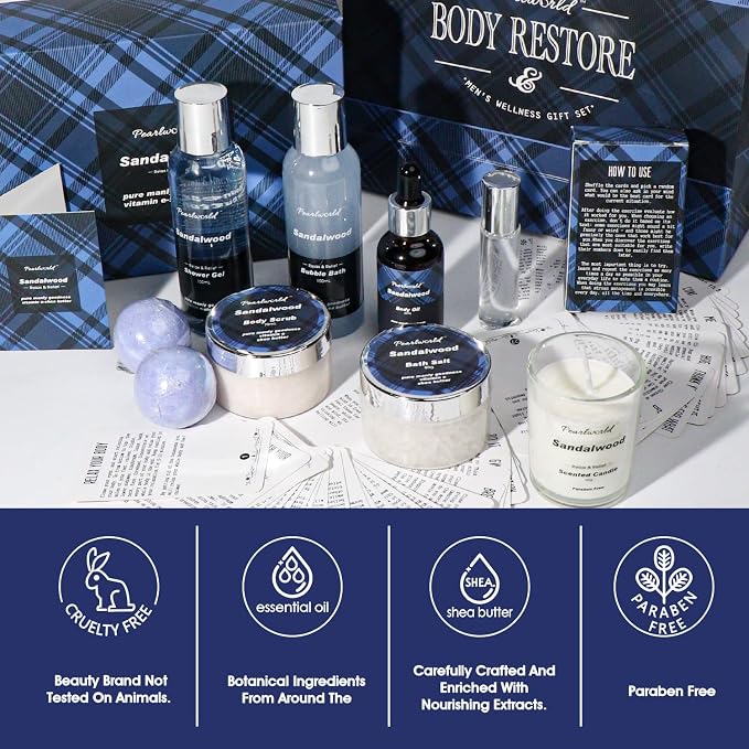 PEARLWORLD Bath Set with Ocean Scented Spa Gifts - Image 6