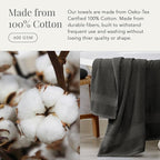 NY Loft 100% Cotton 2 Pack Bath Sheet Towel Set | Absorbent Quick-Dry Oversize - Image 6