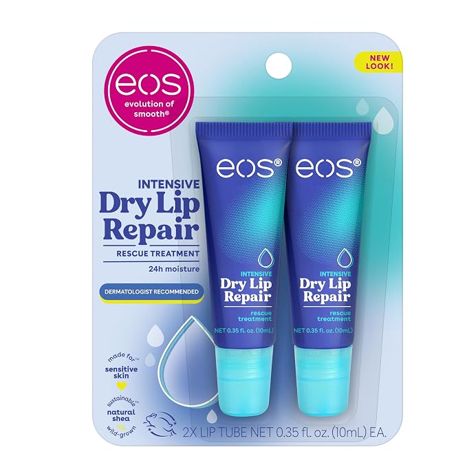 eos The Hero Lip Repair, Extra Dry Lip Treatment, 24HR Moisture, Natural by eosproducts