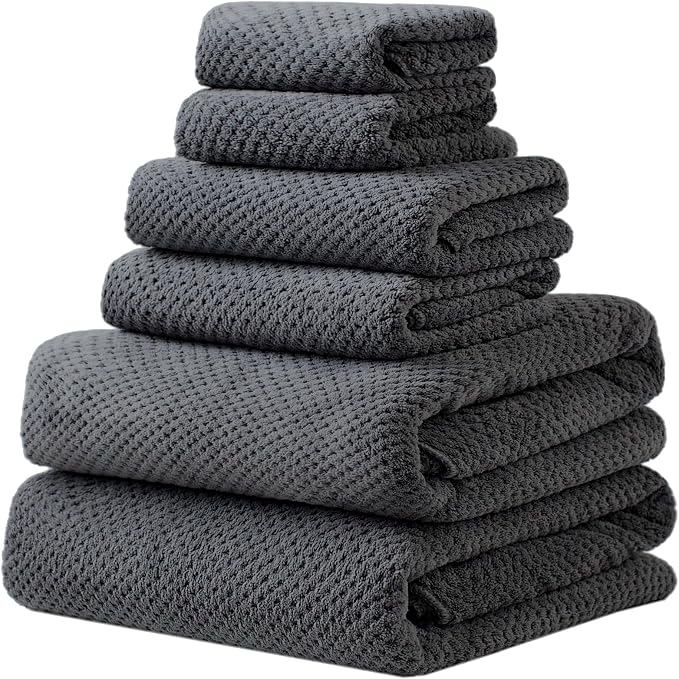 Extra Large Bath Towels Set for Bathroom 30x60 Inches Super Soft Light Weight by HVMSTOWELS