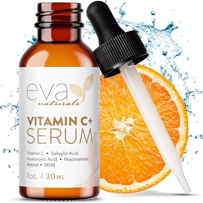 Eva Naturals Vitamin C Serum for Face – Anti Aging Dark Spot Remover & Corrector by EvaNaturals