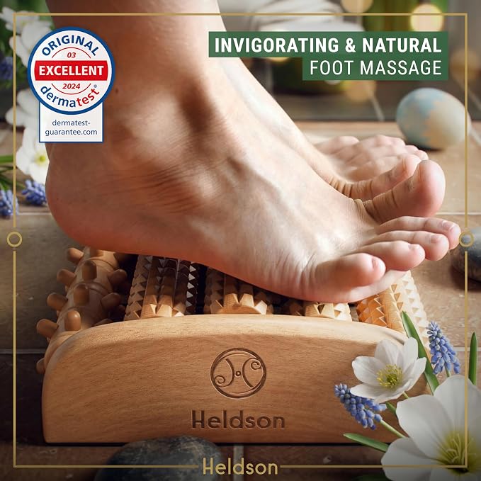 HELDSON® Foot Massager Roller Plantar Fasciitis Pain Relief - Image 6