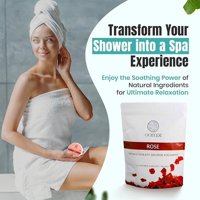 Shower Steamers Natural Aromatherapy Rose Scent - Image 3