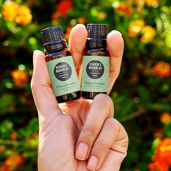 Edens Garden Headache & Migraine Aid Essential Oil Blend- 100% Pure Premium - Image 2