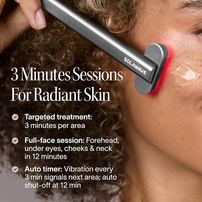 Solawave 4-in-1 Red Light Therapy Wand - Image 6