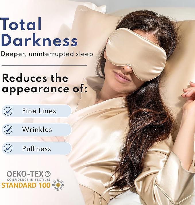 Blissy Silk Sleep Mask Profile - Image 3