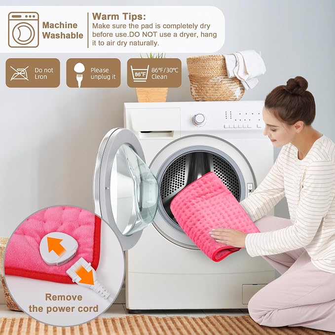 Deepsoon Heating Pad, Electric Heating Pads - Image 6