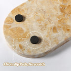 Koville Egypt Natural Marble Tray, Catchall Tray - Image 4