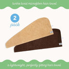 Turbie Twist 2-Pack Microfiber Hair Towel - Image 3