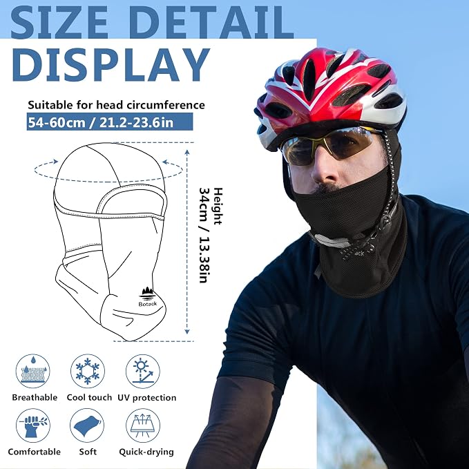 Balaclava Face Mask Sun UV Protection Breathable Full Head Mask - Image 6