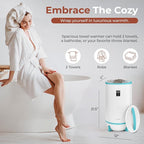 SereneLife Towel & Blanket Warmer, One Touch Portable Bath Towel Warmer - Image 2