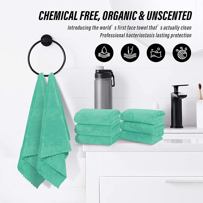 MOONQUEEN 6 Pack Premium Hand Towels - Image 6