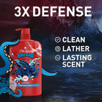 Old Spice Cleansing Body Wash for Men, 3X Defense, 24/7 Shower Fresh - Image 2