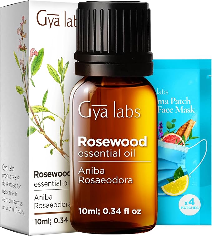100% Pure Rosewood Essential Oil by GyaLabs
