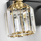SOLFART Crystal 1 Light Bathroom Vanity Light Over Mirror Wall Sconce Fixture - Image 6