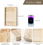 WORHE Italy Travertine Stone Vanity Tray - Image 3