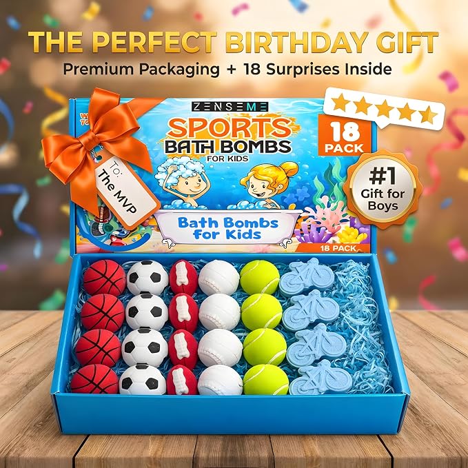 Bath Bombs for Boys with Toys Inside W/Flash Cards - Image 7