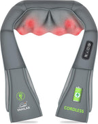 Snailax Cordless Neck Massager, Shiatsu Back Shoulder Massager by Snailax