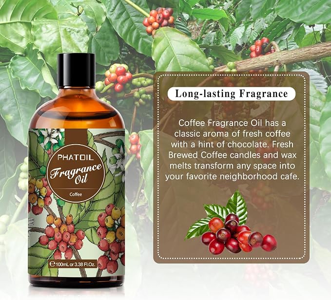 PHATOIL 3.38FL.OZ Coffee Fragrance Oils - Image 3