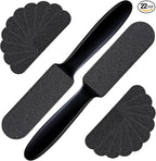 Mudder 2 Pieces Stainless Steel Pedicure Foot File Callus Remover Foot Scrubber by Mudder