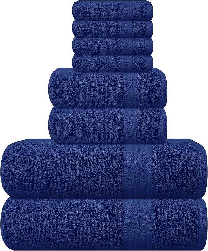 GLAMBURG Ultra Soft 8-Piece Towel Set by GLAMBURG