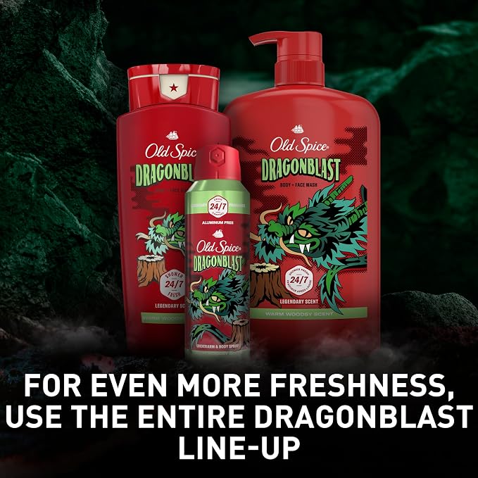 Old Spice Cleansing Body Wash for Men, 3X Defense, 24/7 Shower Fresh - Image 9
