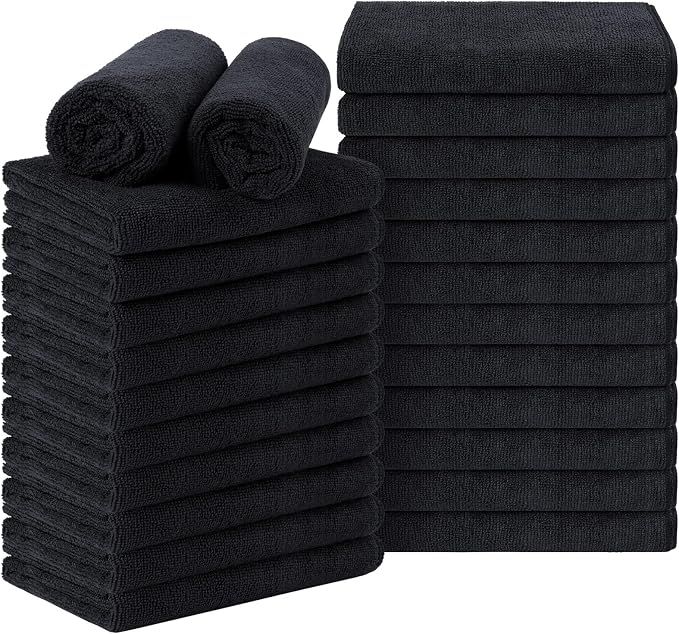 Orighty Black Salon Towel, Spa and Home Hair Care by AllRightinOrighty