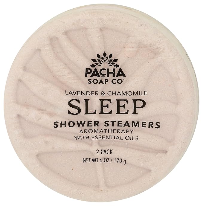 PACHA SOAP Sleep Shower Steamer 2 Count, 6 OZ by PachaSoapCo
