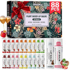 88 Pack Lip Balm Bulk, Fruit Lip Balm Variety Pack, Natural Moisturizing Balms by DMSKY