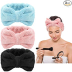 3 Pieces Towel Headbands for Women Makeup Headband for Washing Face Makeup Spa by Hicarer