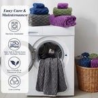 Gilprop 12 Pcs Soft Bath Towels Set - Image 6