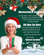 Christmas Moisturizing Lip Balm Gift Set, Non-sticky Long Lasting Clear Jelly - Image 5