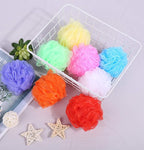 Bath Sponges, Small Size Colorful Shower Sponges Exfoliating Mesh Pouf Bath - Image 3