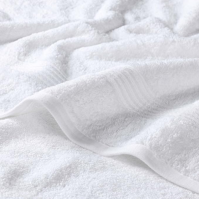 Superior Egyptian Cotton 12-Piece Towel Set, Guest Bath Decor Essentials - Image 3