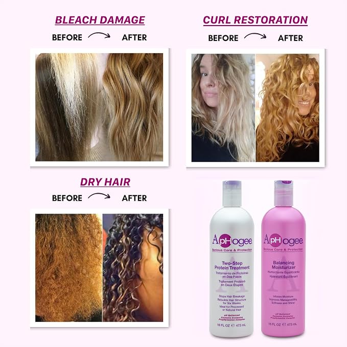 Aphogee Hair Care Double Bundle – Two-Step Protein Treatment & Balancing - Image 4