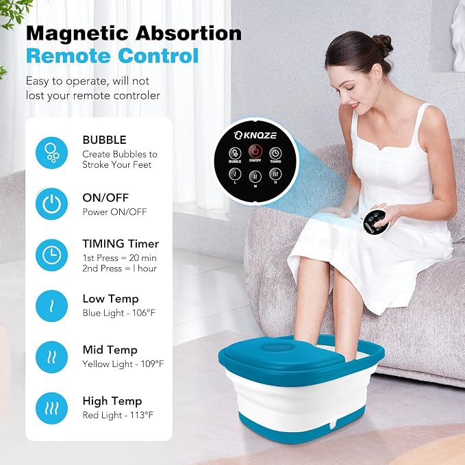 KNQZE Collapsible Foot Spa - Image 3