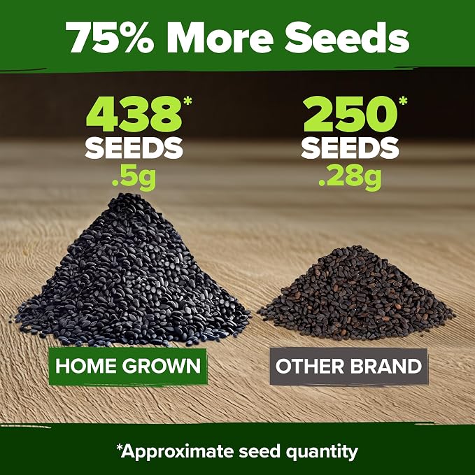 HOME GROWN Thai Basil Seeds Pack - Image 3