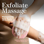 Bath Mitt - Exfoliating Glove, Honeycomb Body Scrubber, Massage Body Scrub - Image 4
