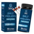 Saltwater Pool Test Strips, 0-8000 ppm, Salt Test Strips Kit by DIPSTIK