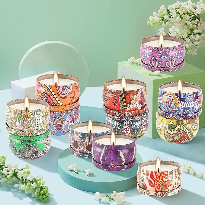 fclayvts Set of 36 Scented Candles, 2.5 OZ Soy Wax Aromatherapy Candles Gift Set - Image 5