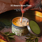 Magnificent 101 Long-Lasting Pure Sage Smudge Candle | 6 Oz - Image 3