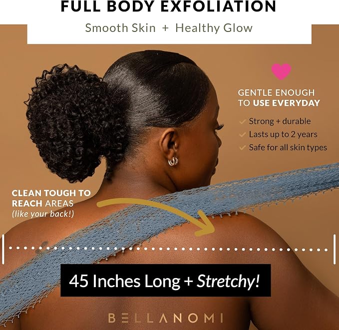 BELLANOMI African Exfoliating Net Sponge, Ethically sourced from Nigeria - Image 7