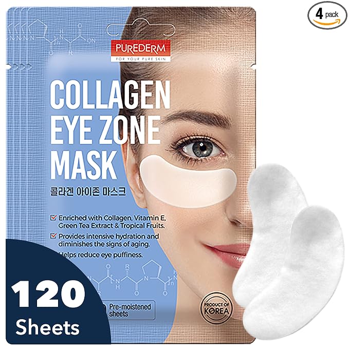 Purederm Deluxe Collagen Eye Mask Collagen Pads by PUREDERM