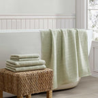 Martha Stewart - Bath Towels, Soft & Absorbent 100% Cotton Towels, Solid 500 GSM - Image 2