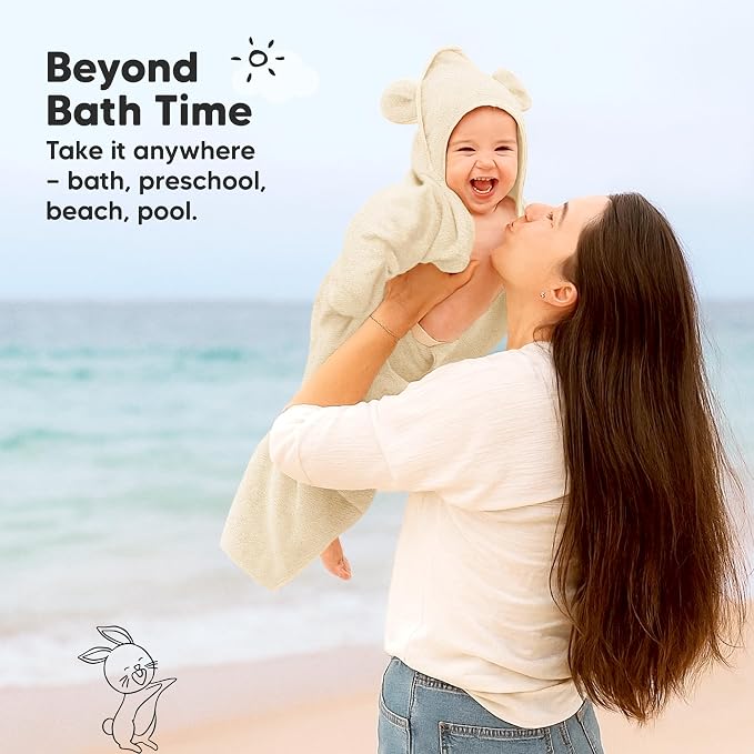 KeaBabies 2-Pack Hooded Baby Towels - Image 7