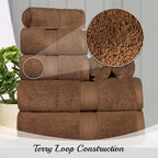 Superior Egyptian Cotton Pile 9 Piece Towel Set, Includes 3 Bath, 3 Hand - Image 7