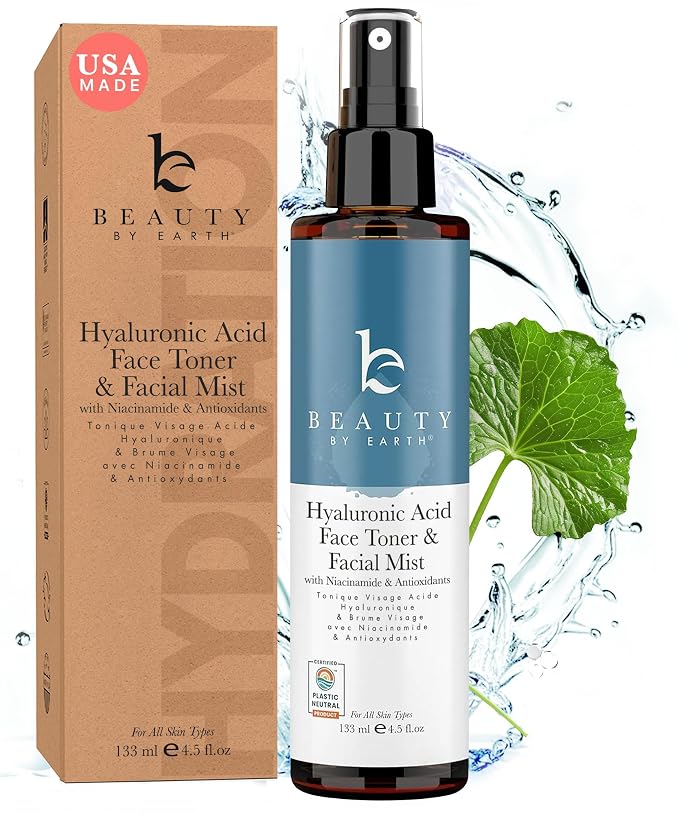Hyaluronic Acid Toner for Face by BeautybyEarth